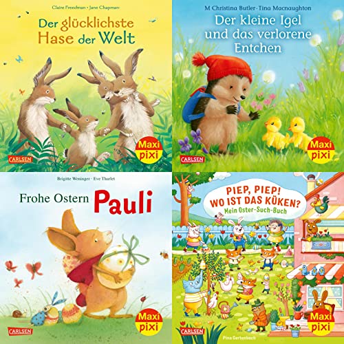 Maxi-Pixi-4er-Set 102: Endlich Frühling! (4x1 Exemplar): 4 Minibücher für Kinder ab 3 Jahren (102) von Carlsen
